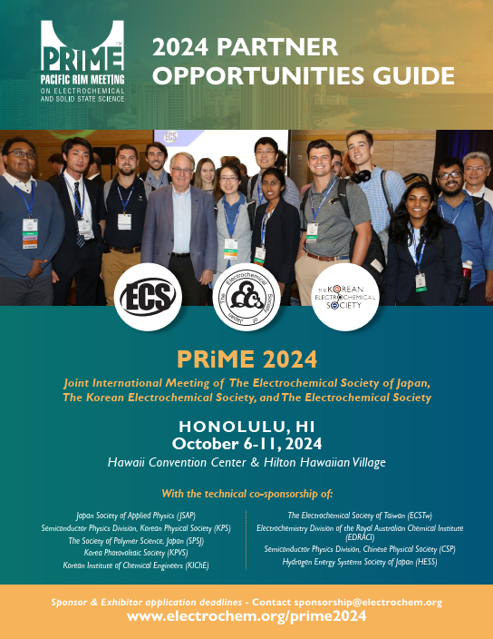 visit us at PRiME 2024 in Honolulu, HI, USA