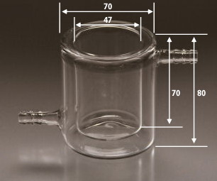012652 - Water Jacketed Glass cell (for bulk)