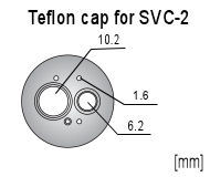 Teflon cap for SVC-3 Teflon cap for SVC-3