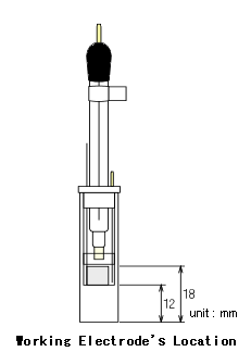 Working Electrode's Location Working Electrode's Location