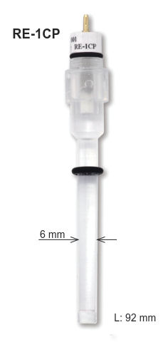 RE-1CP Reference electrode (Ag/AgCl/Saturated KCl) RE-1CP Reference electrode (Ag/AgCl/Saturated KCl)