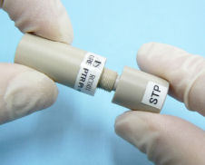 DRE-PTR Pt ring assembly polishing.