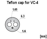 Teflon cap for VC-4 Teflon cap for VC-4