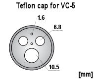 Teflon cap for VC-5 Teflon cap for VC-5